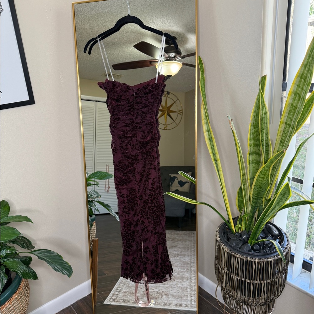 House of CB 'Isadora' Black Cherry Devour Corset Dress NWT - Picture 11 of 12